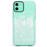 The Empress Tarot Card - White Transparent Slim TPU Phone Case for iPhone 11