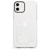 The Sun Tarot Card - White Transparent Slim TPU Phone Case for iPhone 11