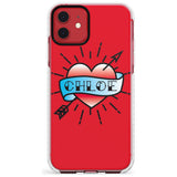 Custom Heart Tattoo Slim TPU Phone Case for iPhone 11