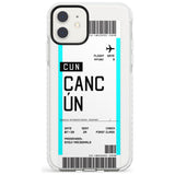 Cancún Boarding Pass iPhone Case  Impact Case Custom Phone Case - Case Warehouse