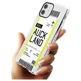 Auckland Boarding Pass iPhone Case   Custom Phone Case - Case Warehouse