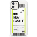 Newcastle Boarding Pass  Impact Case Custom Phone Case - Case Warehouse