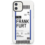 Frankfurt Boarding Pass iPhone Case  Impact Case Custom Phone Case - Case Warehouse