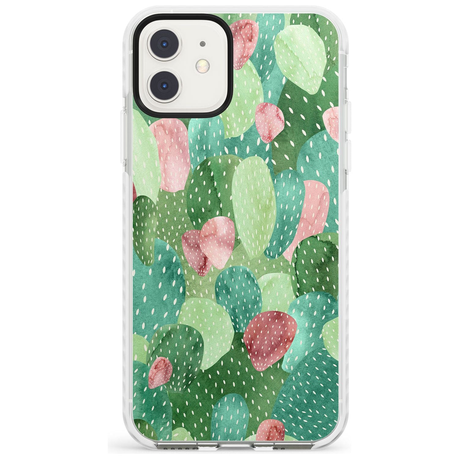 Colourful Cactus Mix Design Impact Phone Case for iPhone 11