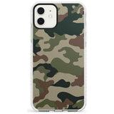 Green and Brown Camo Impact Phone Case for iPhone 11