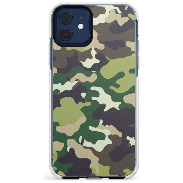 Green Camo Impact Phone Case for iPhone 11