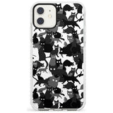 Black & White Cat Camouflage iPhone Case  Impact Case Phone Case - Case Warehouse