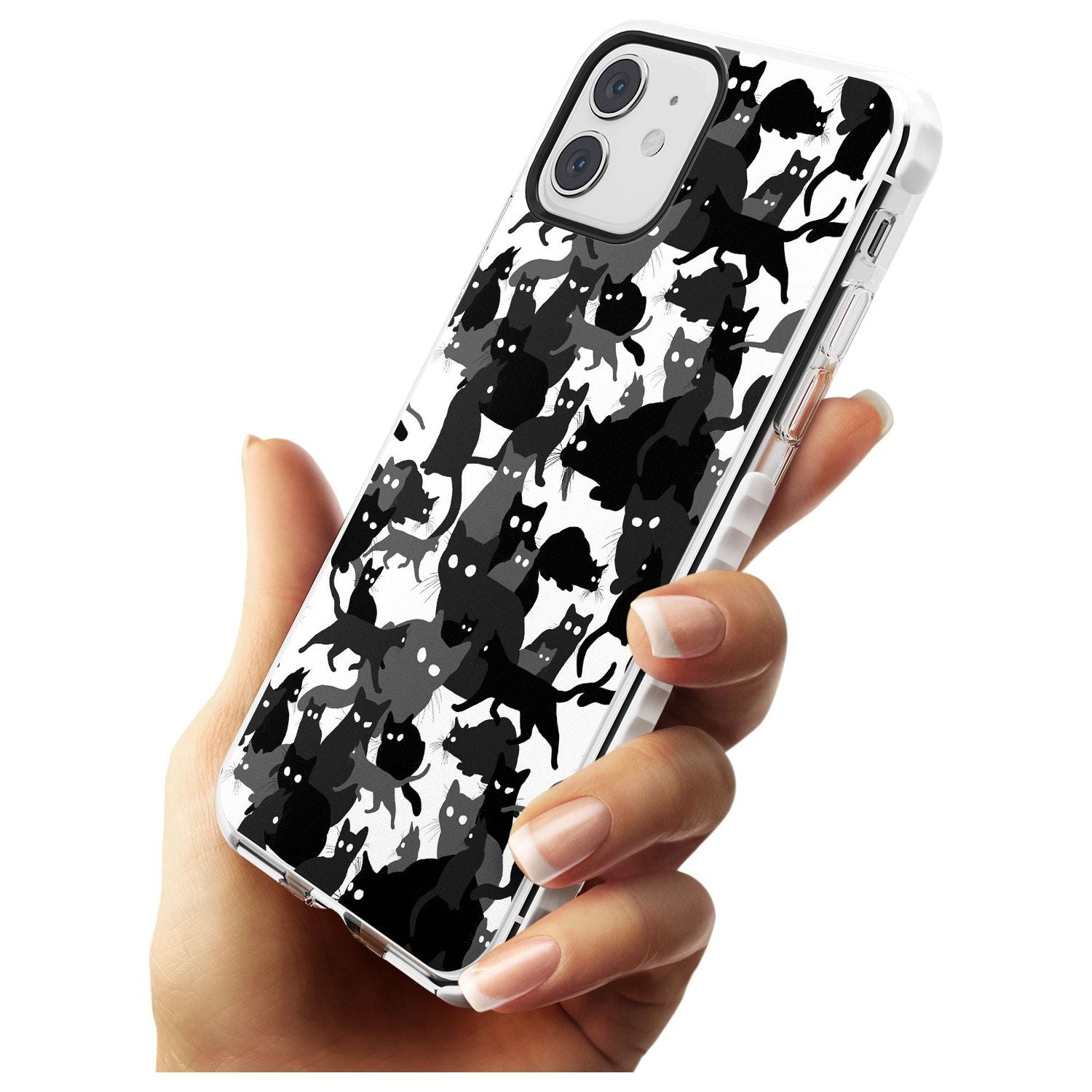 Black & White Cat Camouflage iPhone Case   Phone Case - Case Warehouse