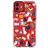 Cartoon Cat Collage - Colour Slim TPU Phone Case for iPhone 11