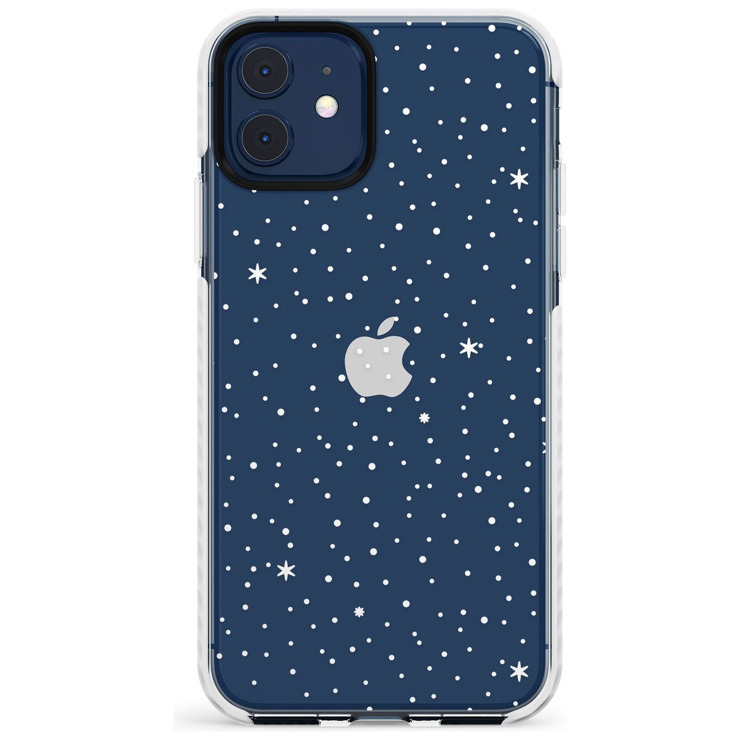 Celestial Starry Sky White Slim TPU Phone Case for iPhone 11