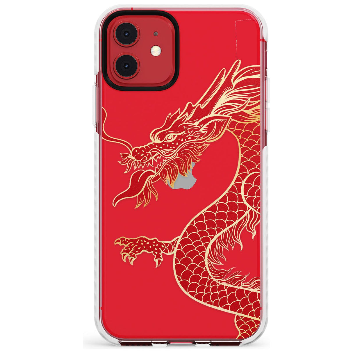 Large Black Dragon Impact Phone Case for iPhone 11