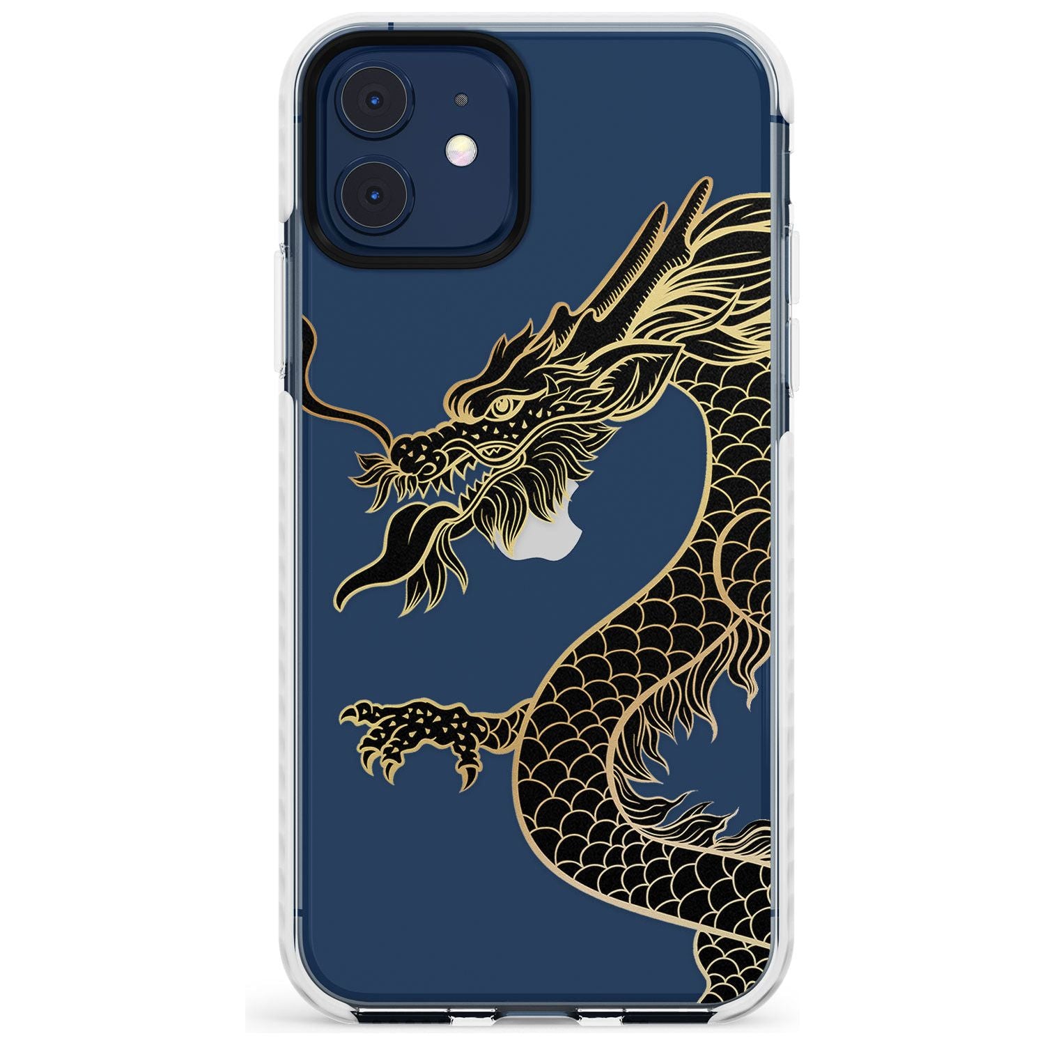 Large Red Dragon Impact Phone Case for iPhone 11