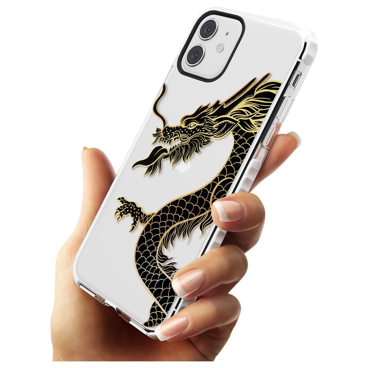 Large Red Dragon Impact Phone Case for iPhone 11