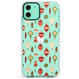 Christmas Baubles Pattern Impact Phone Case for iPhone 11