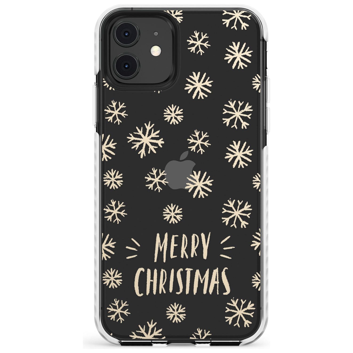 Christmas Snowflake Pattern Impact Phone Case for iPhone 11