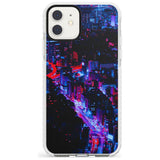 Arial City View - Neon Cities Photographs Impact Phone Case for iPhone 11