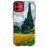 Wheat Field with Cypresses by Vincent Van Gogh Slim TPU Phone Case for iPhone 11