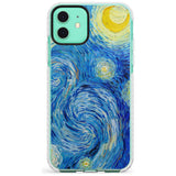 The Starry Night by Vincent Van Gogh Slim TPU Phone Case for iPhone 11