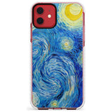 The Starry Night by Vincent Van Gogh Slim TPU Phone Case for iPhone 11