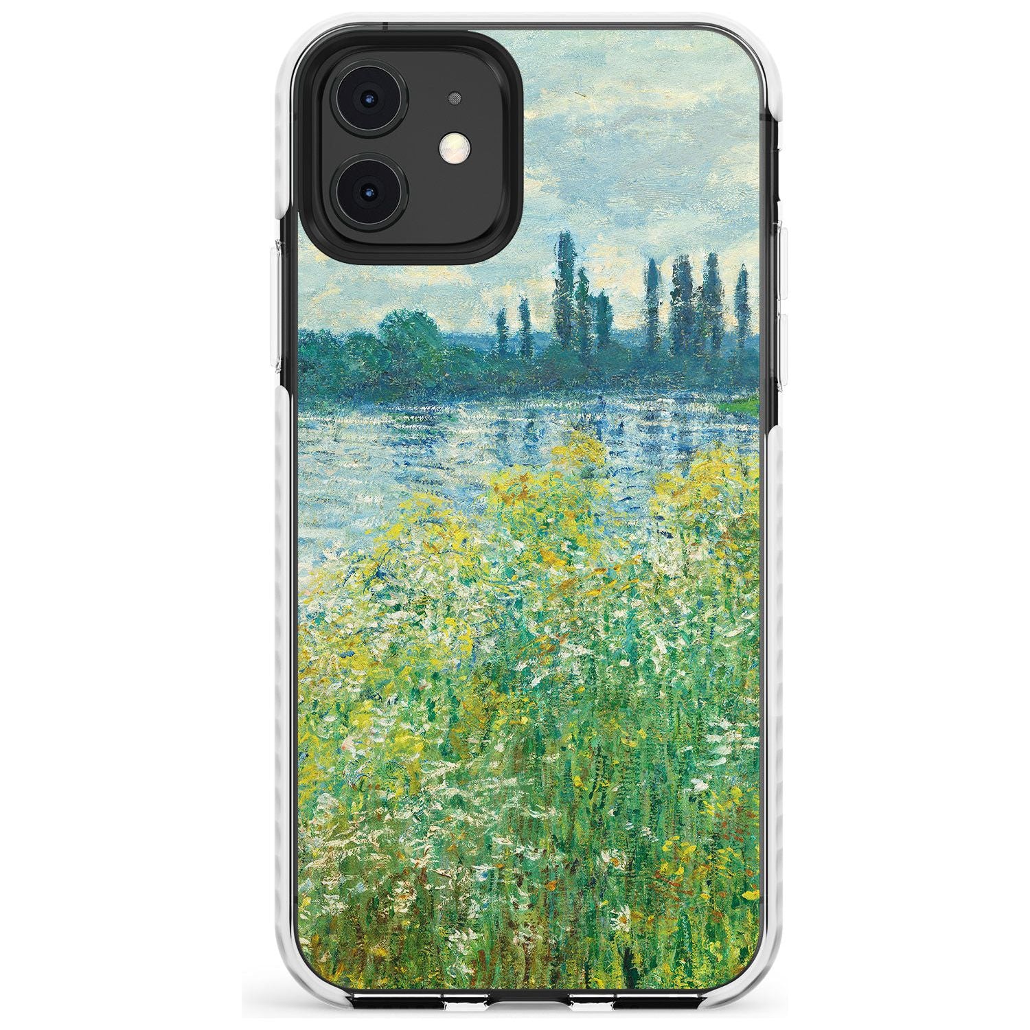 Banks of the Seine by Claude Monet Slim TPU Phone Case for iPhone 11