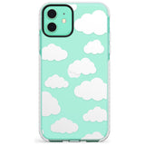 Transparent Cloud Pattern Slim TPU Phone Case for iPhone 11