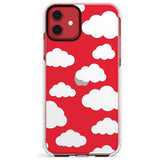 Transparent Cloud Pattern Slim TPU Phone Case for iPhone 11