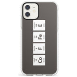 Coffee Element (Grey) Impact Phone Case for iPhone 11