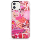 Vintage Collage: Pink Glamour Impact Phone Case for iPhone 11