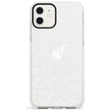 White Constellations on Clear Slim TPU Phone Case for iPhone 11