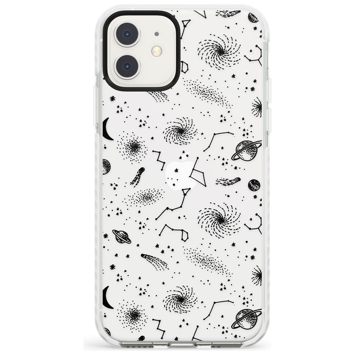 Mixed Galaxy Pattern Impact Phone Case for iPhone 11