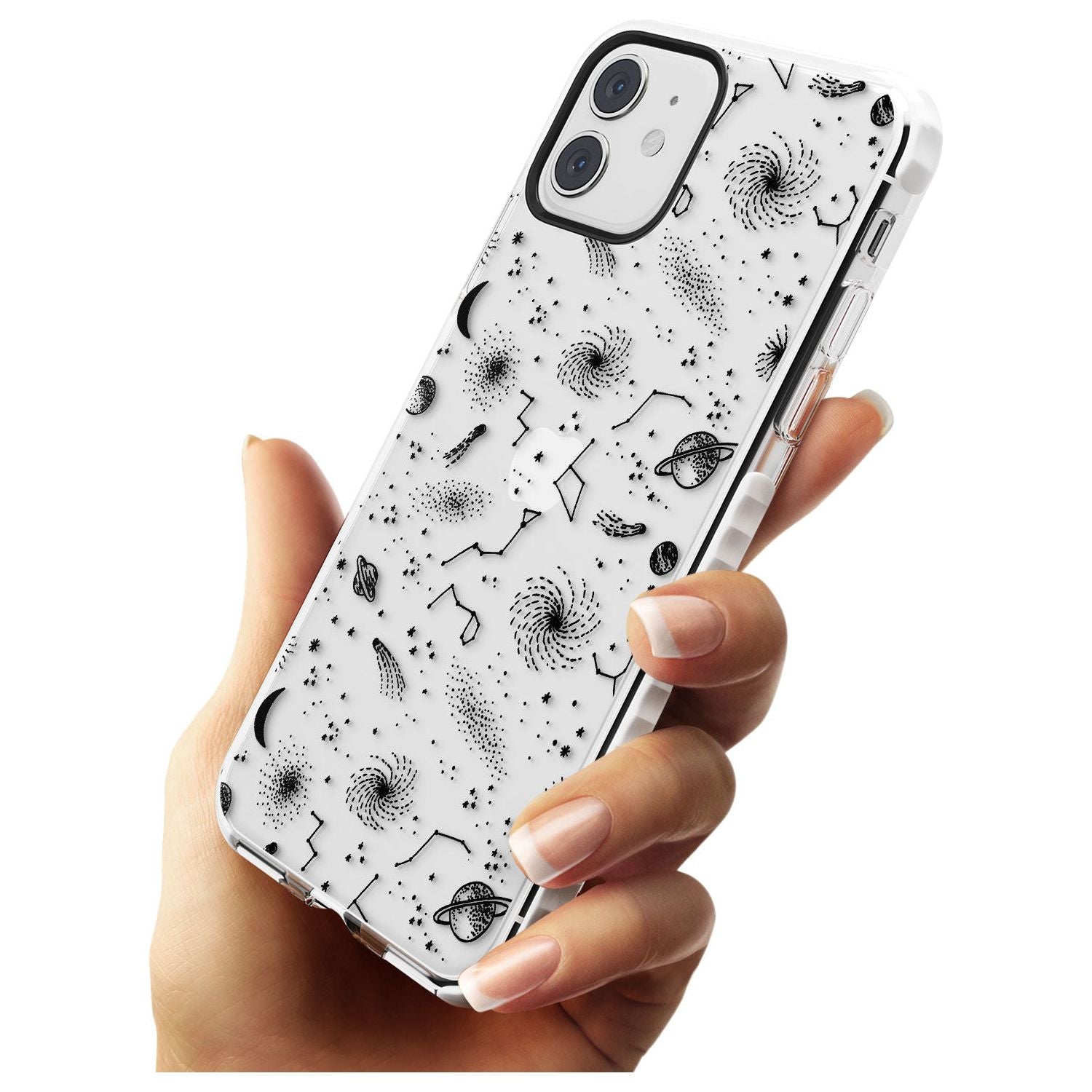 Mixed Galaxy Pattern Impact Phone Case for iPhone 11