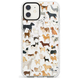 Hand Painted Dogs Impact Phone Case for iPhone 11