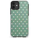 Daisy Pattern - Teal Cute Floral Daisy Design Slim TPU Phone Case for iPhone 11