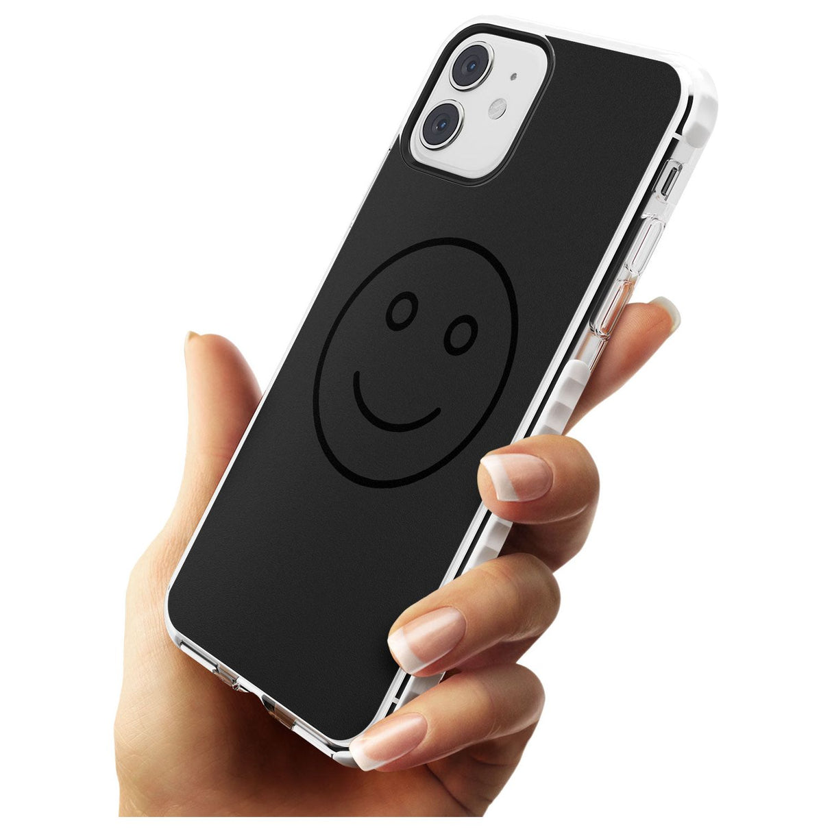 Dark Smiley Face Impact Phone Case for iPhone 11