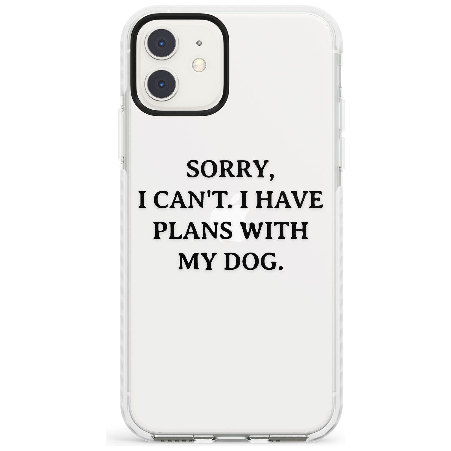 Plans with Dog Impact Phone Case for iPhone 11