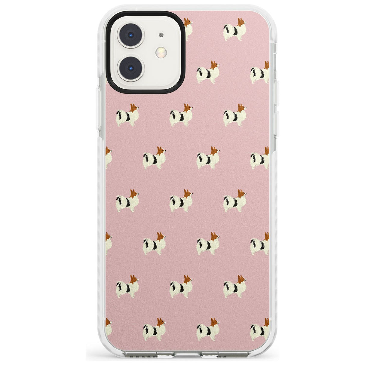 Papillon Dog Pattern Impact Phone Case for iPhone 11