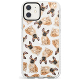 French Bulldog Watercolour Dog Pattern Impact Phone Case for iPhone 11