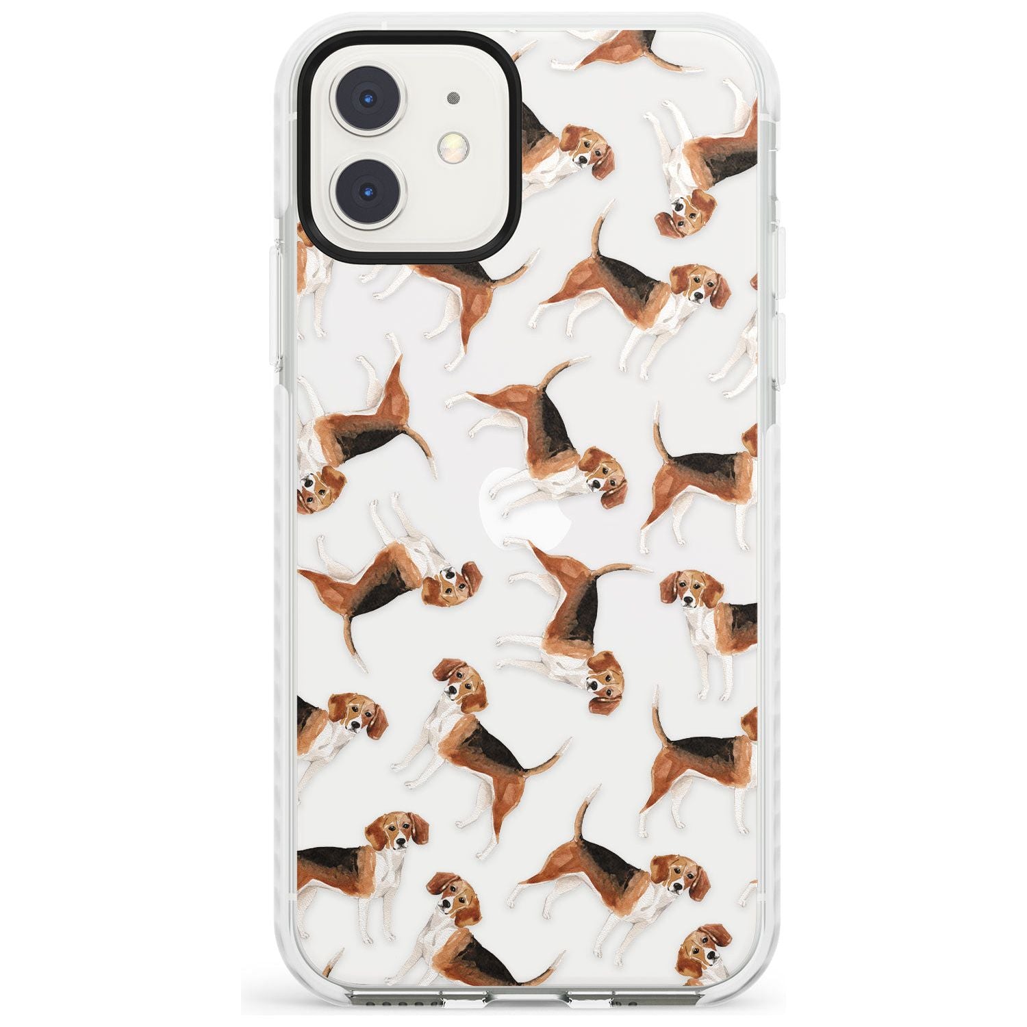 Beagle Watercolour Dog Pattern Impact Phone Case for iPhone 11