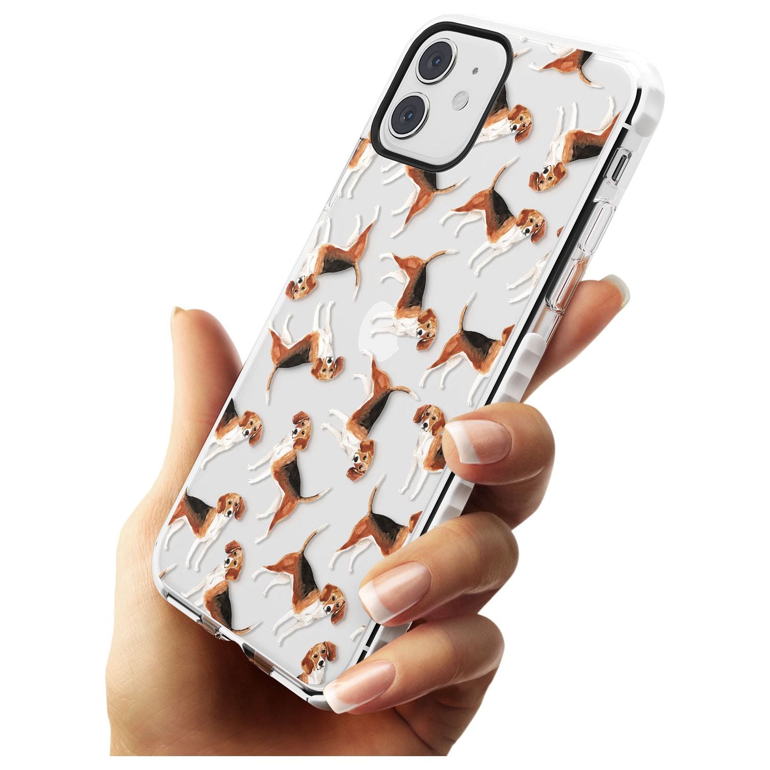 Beagle Watercolour Dog Pattern Impact Phone Case for iPhone 11
