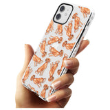 Hungarian Vizsla Watercolour Dog Pattern Impact Phone Case for iPhone 11