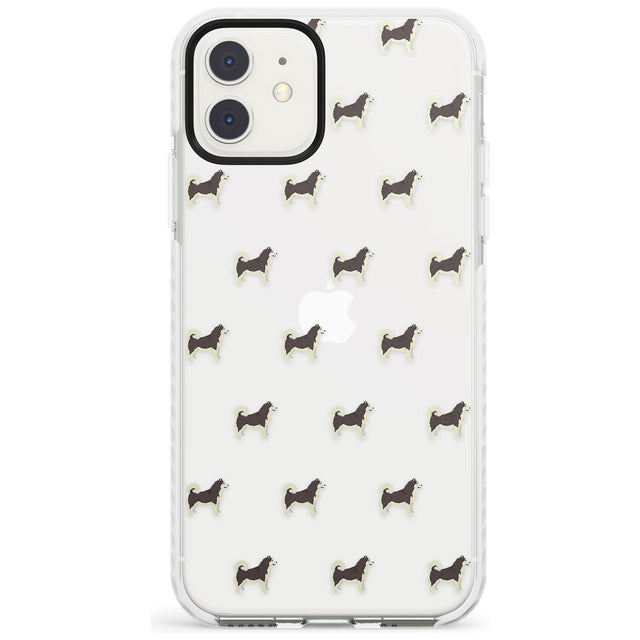 Alaskan Malamute Dog Pattern Clear Impact Phone Case for iPhone 11