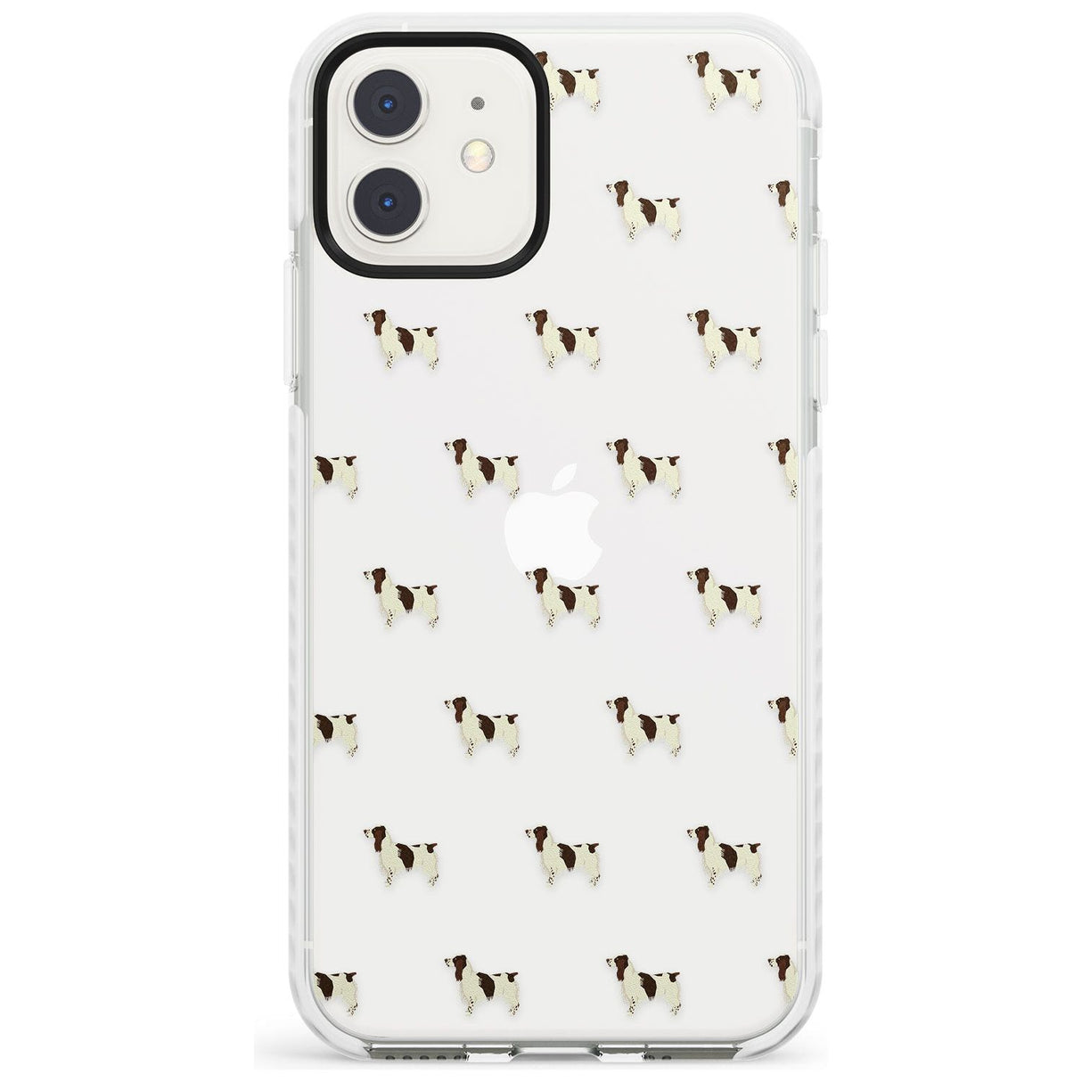 English Springer Spaniel Dog Pattern Clear Impact Phone Case for iPhone 11