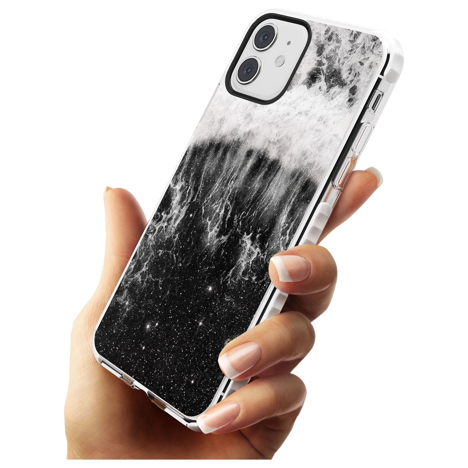 Ocean Wave Galaxy Print Impact Phone Case for iPhone 11