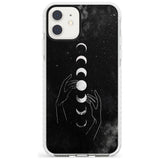 Moon Phases and Hands Impact Phone Case for iPhone 11