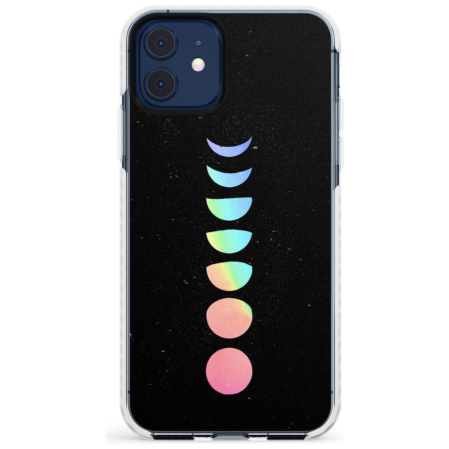 Pastel Moon Phases Slim TPU Phone Case for iPhone 11