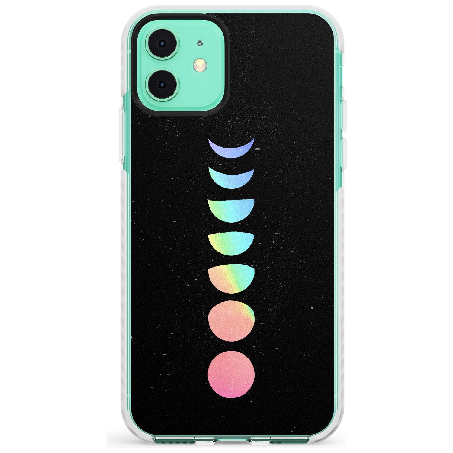 Pastel Moon Phases Slim TPU Phone Case for iPhone 11