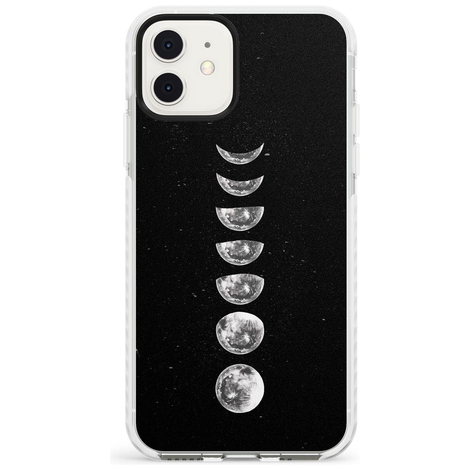 Light Watercolour Moons Slim TPU Phone Case for iPhone 11