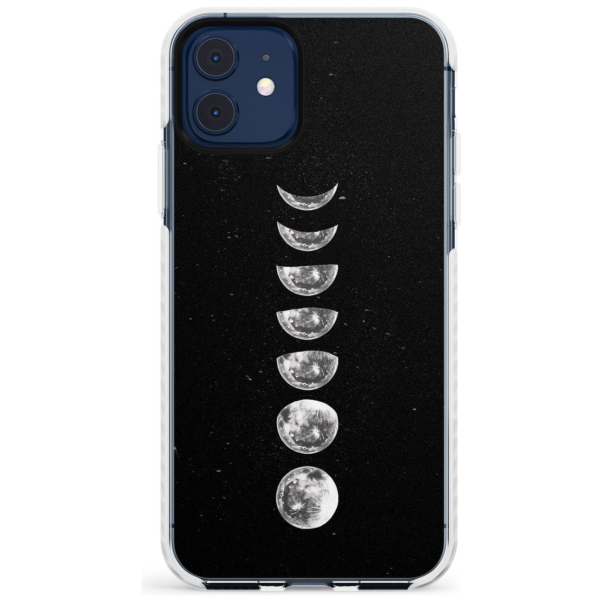 Light Watercolour Moons Slim TPU Phone Case for iPhone 11