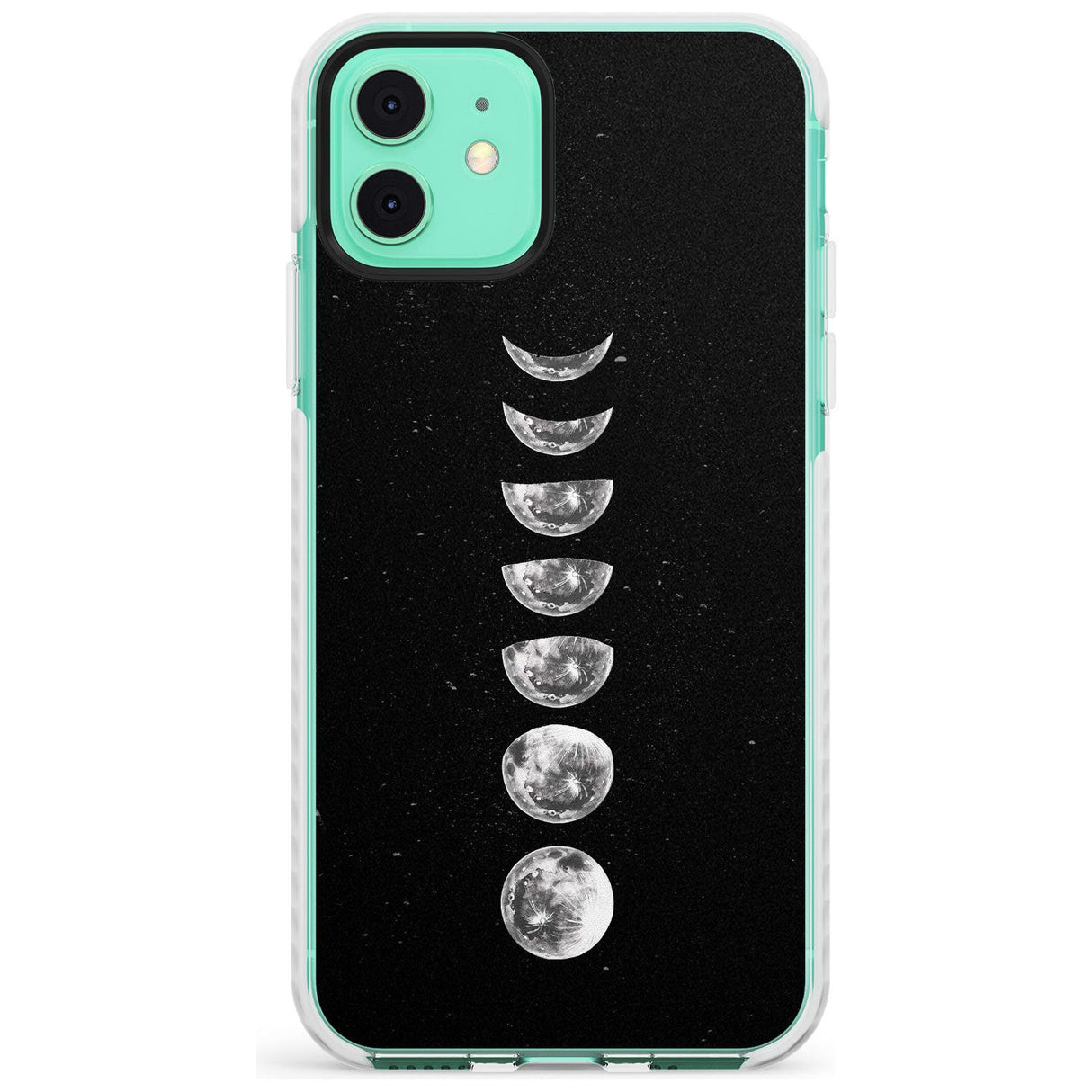 Light Watercolour Moons Slim TPU Phone Case for iPhone 11