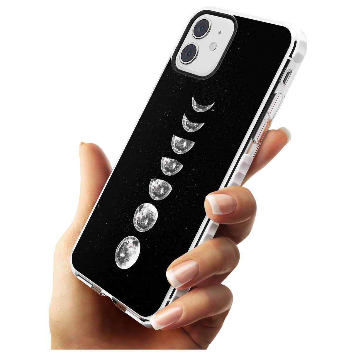 Light Watercolour Moons Slim TPU Phone Case for iPhone 11